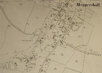 The centre of the village in 1901